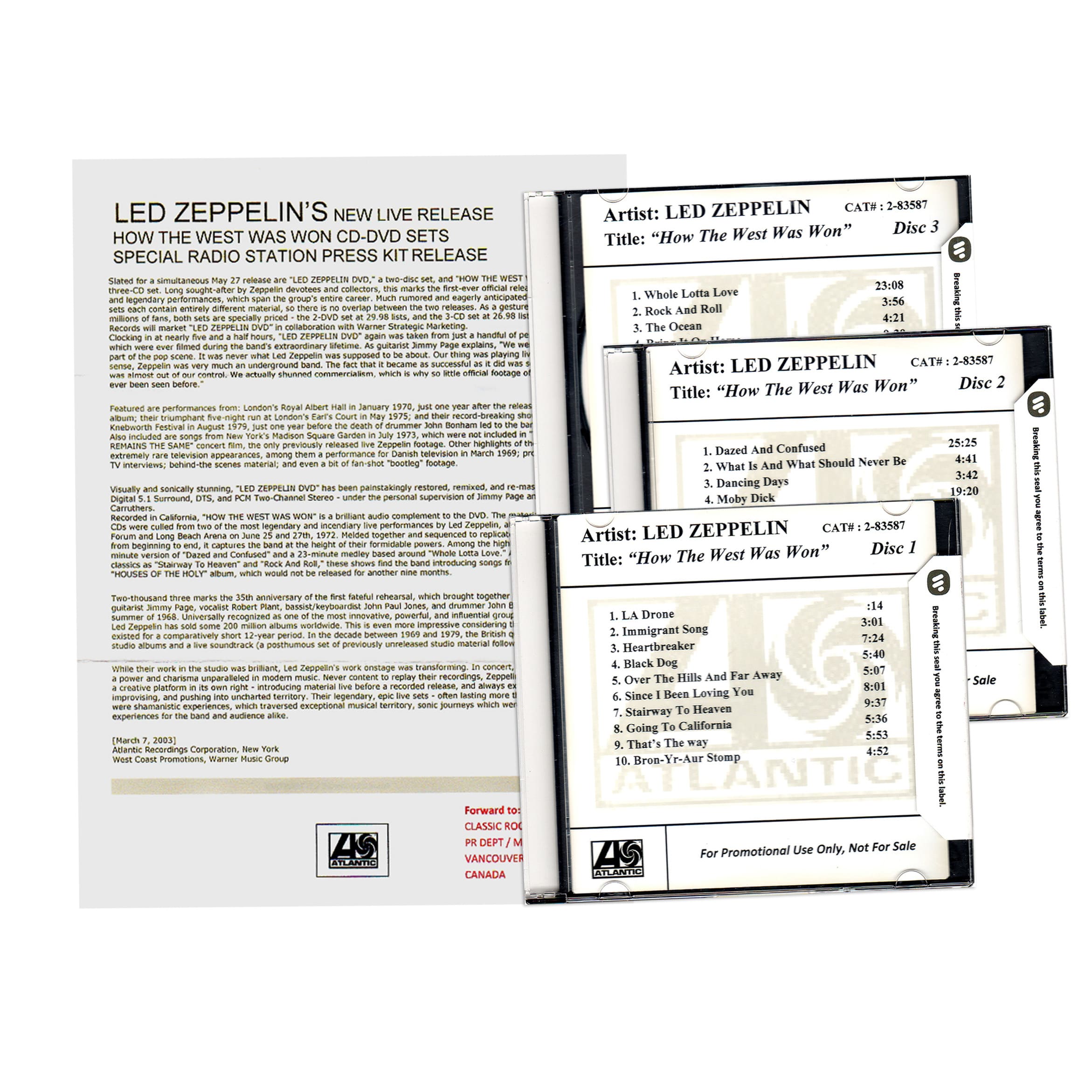 HTWWW <br>CD, Promo (Canada)