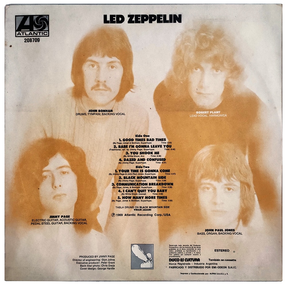 LP <br>Led Zeppelin <br>Argentina (208709) #1 - Image 2