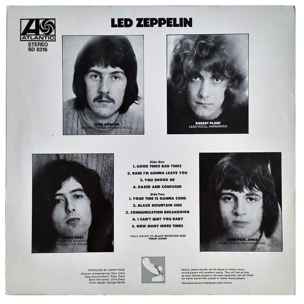 LP <br>Led Zeppelin <br>Australia (SD 8216) Promo #2 - Image 2