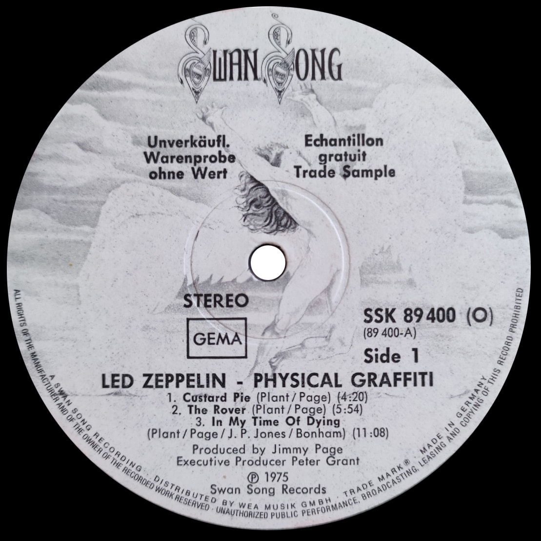 LP <br>Physical Graffiti <br>Germany (SSK 89 400) Promo - Image 3