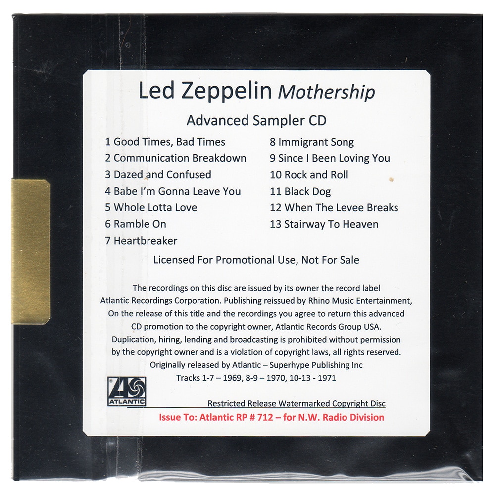 Mothership <br>CD, Advanced Sampler (USA) #3 - Image 2