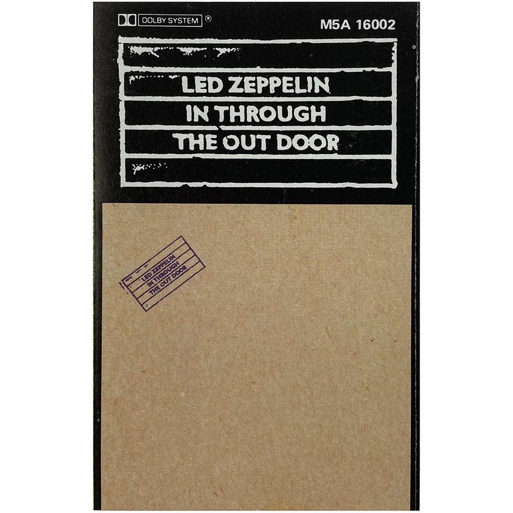 Cassette <br>In Through The Out Door <br>Australia (M5A 16002)