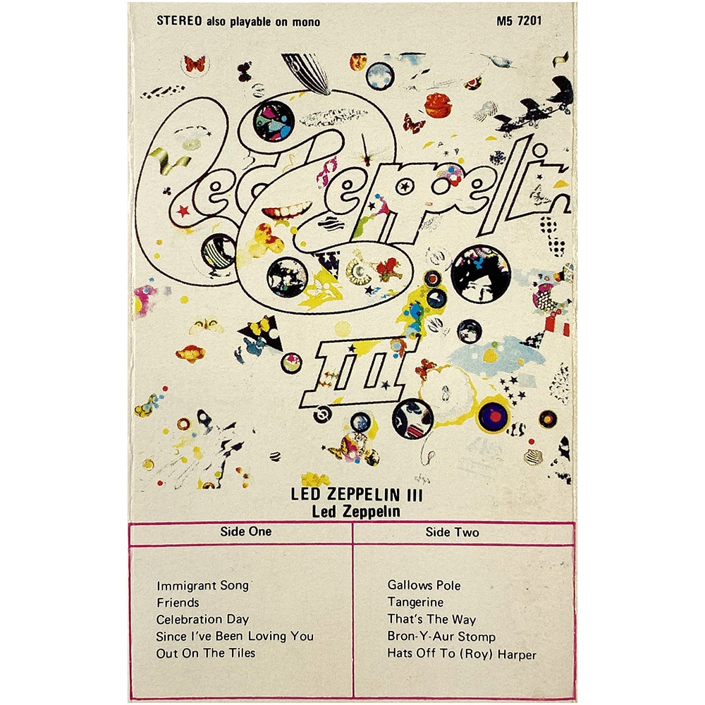 Cassette <br>Led Zeppelin III <br>Australia (M5 7201)