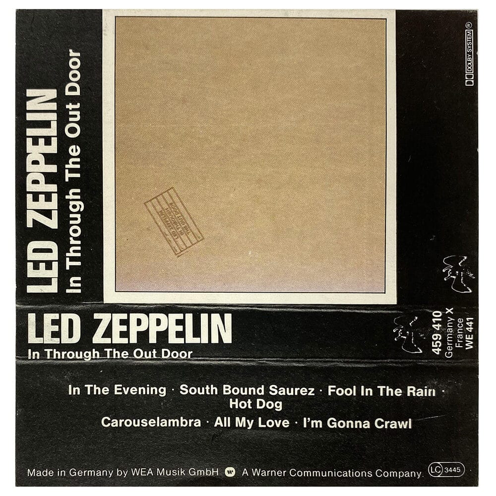 Cassette <br>In Through The Out Door <br>Germany (459 410) #1 - Image 2