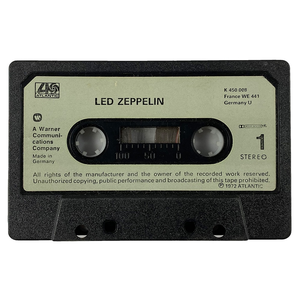 Cassette <br>Led Zeppelin IV <br>Germany (K 450 008) #1 - Image 3