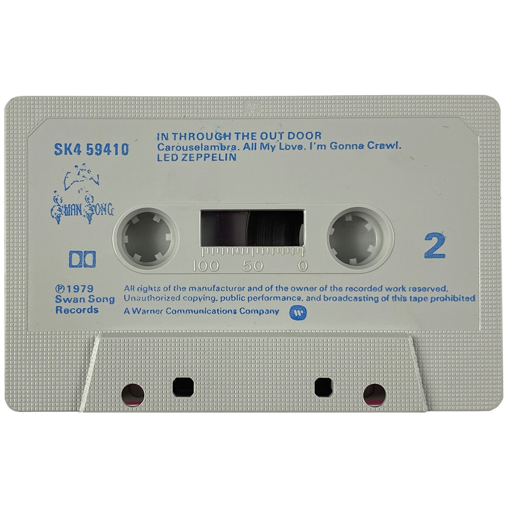 Cassette <br>In Through The Out Door <br>UK (SK 459410) #2 - Image 5