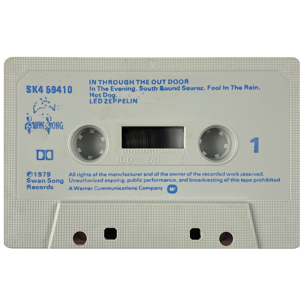 Cassette <br>In Through The Out Door <br>UK (SK 459410) #2 - Image 4