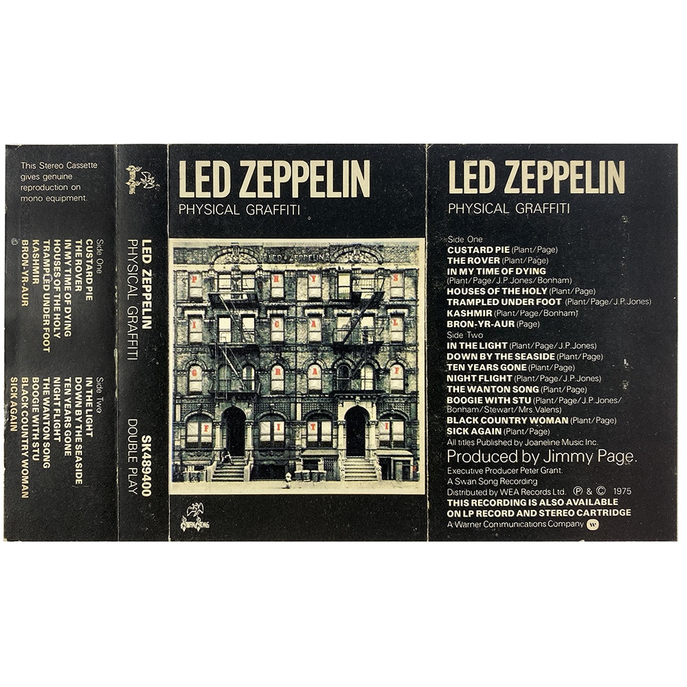Cassette <br>Physical Graffiti <br>UK (SK 489400) #1 - Image 2