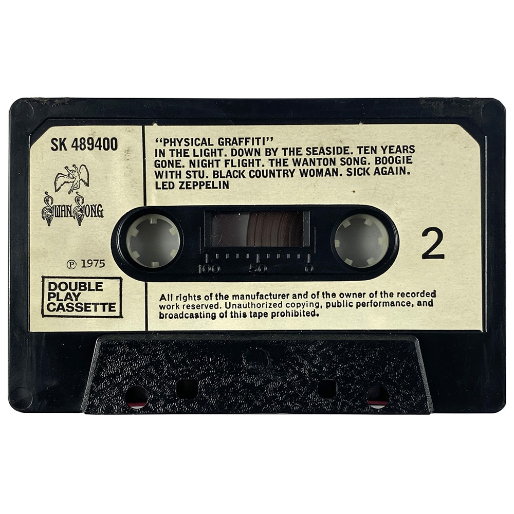 Cassette <br>Physical Graffiti <br>UK (SK 489400) #1 - Image 5