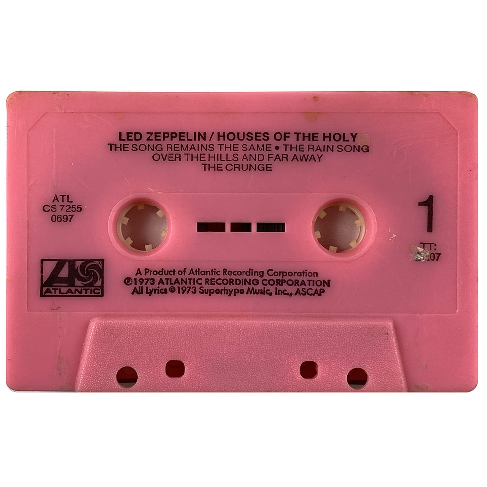 Cassette <br>Houses of the Holy <br>USA (CS-7255) #1 - Image 4