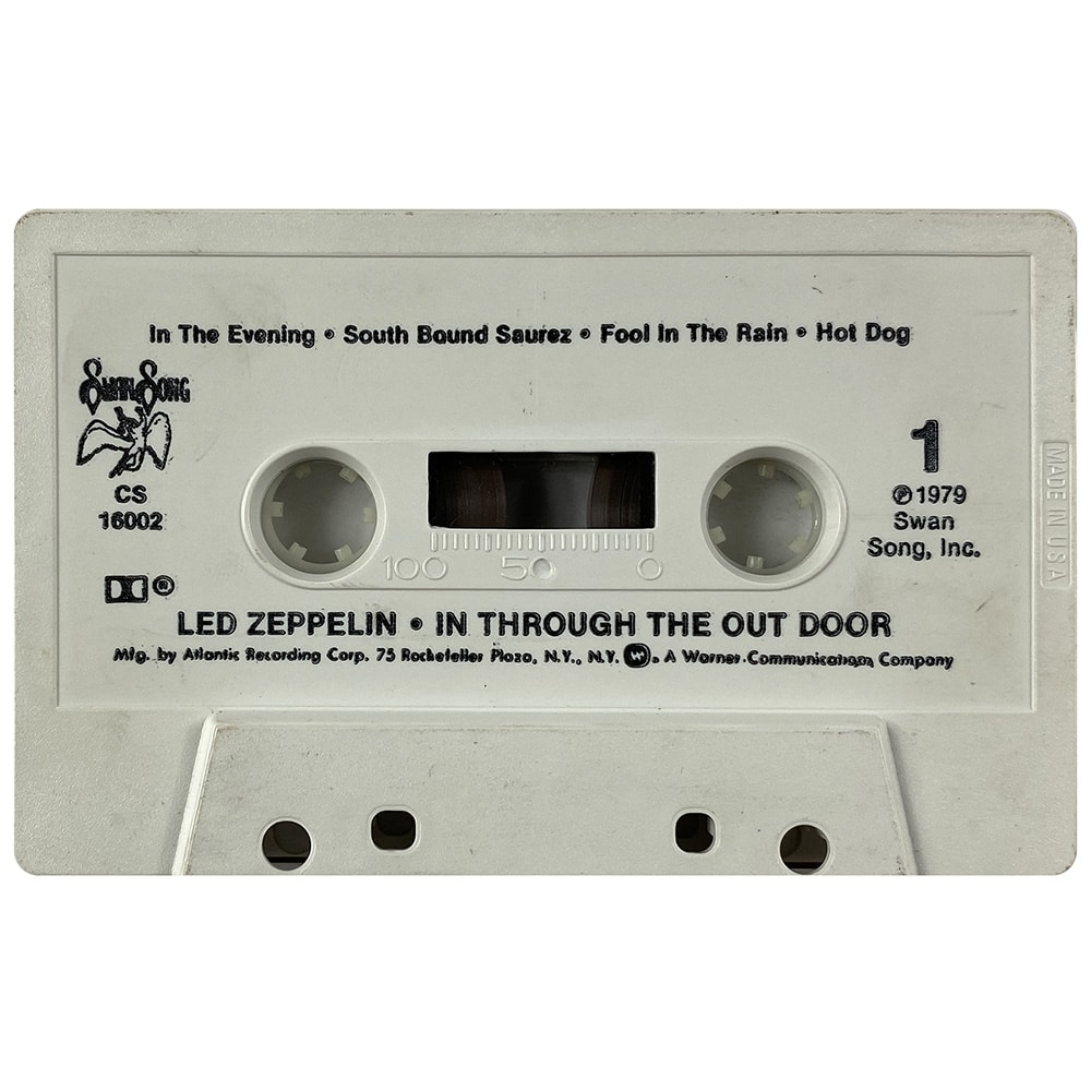 Cassette <br>In Through The Out Door <br>USA (CS 16002) #1 - Image 3