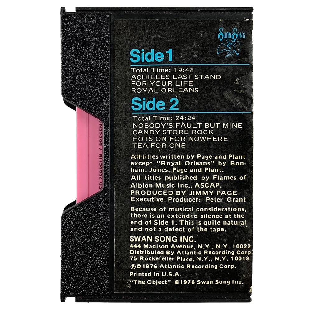 Cassette <br>Presence <br>USA (SWS CS 8416 797) #2 - Image 2