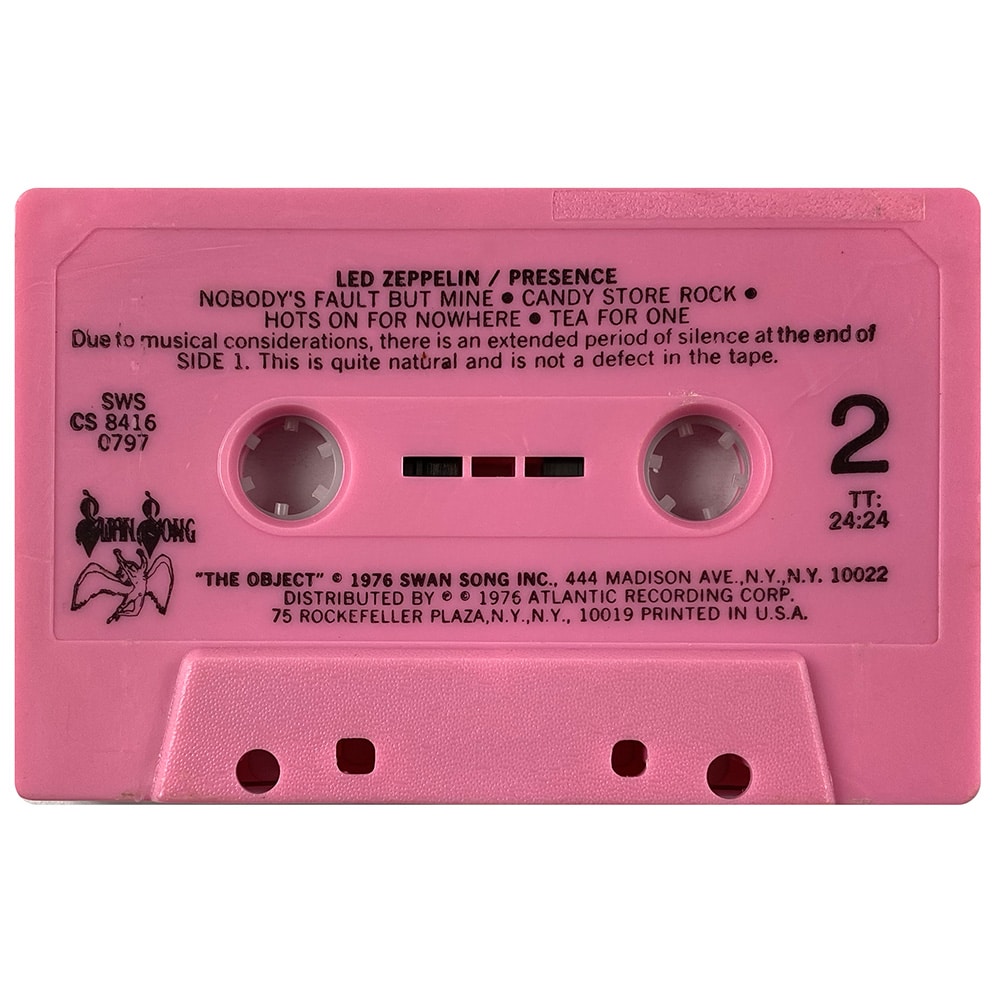 Cassette <br>Presence <br>USA (SWS CS 8416 797) #2 - Image 5