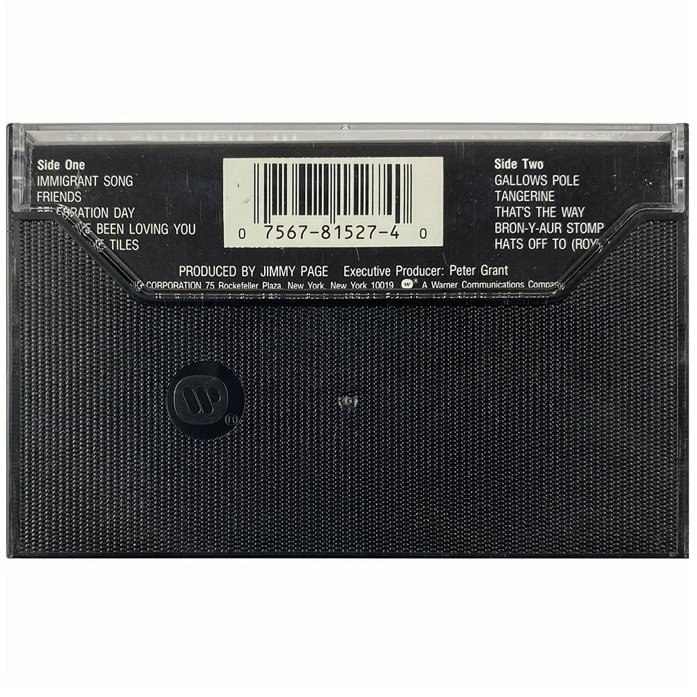 Cassette <br>Led Zeppelin III <br>USA (CS 19128) #2 - Image 5