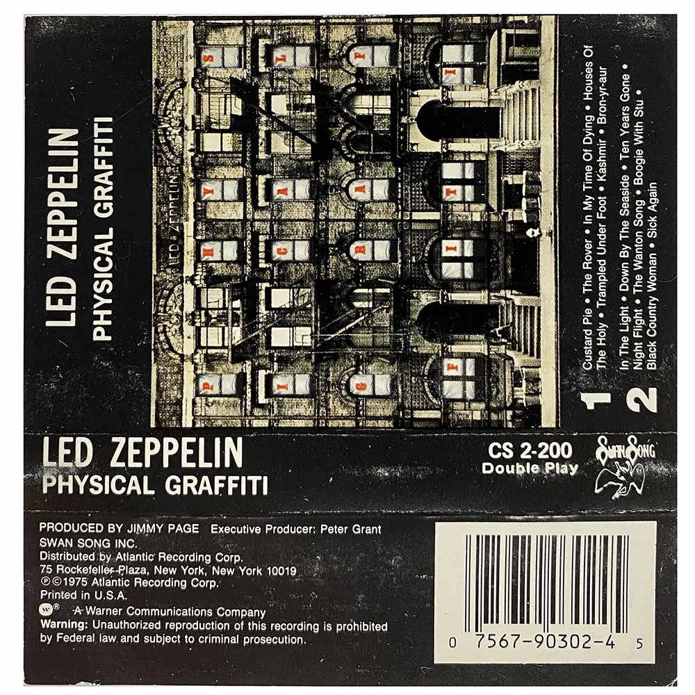 Cassette <br>Physical Graffiti <br>USA (CS 2-200) #4 - Image 2