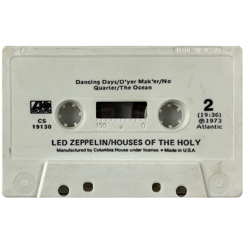 Cassette <br>Houses of the Holy <br>USA (CS 19130) #4 - Image 4