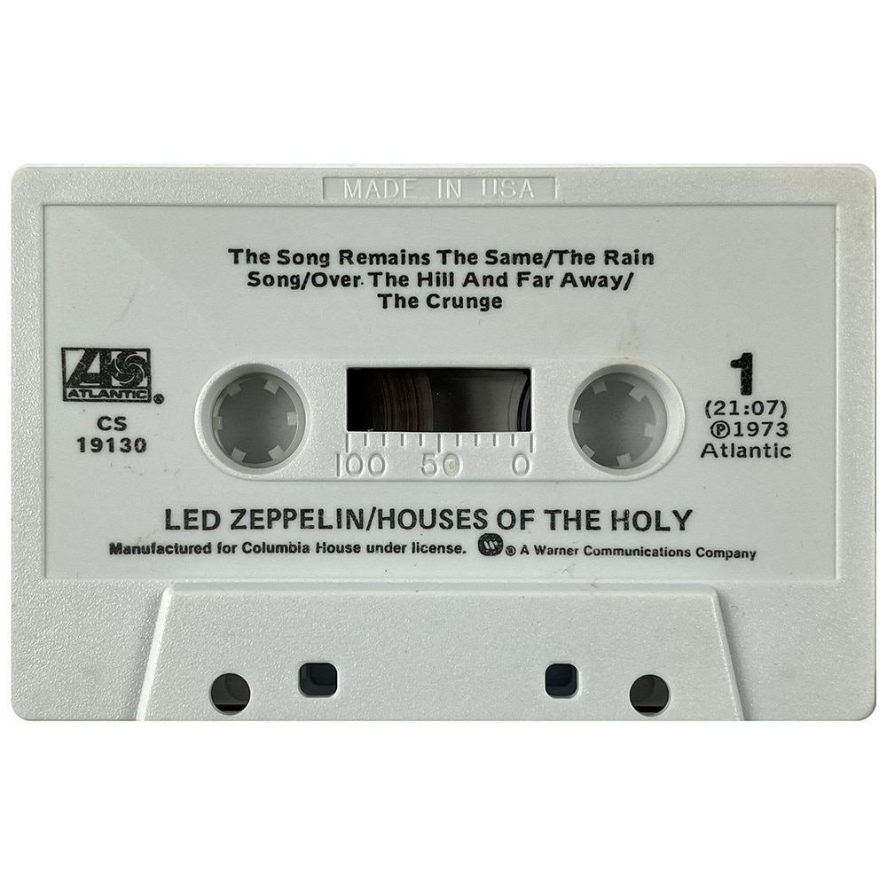 Cassette <br>Houses of the Holy <br>USA (CS 19130) #3 - Image 3