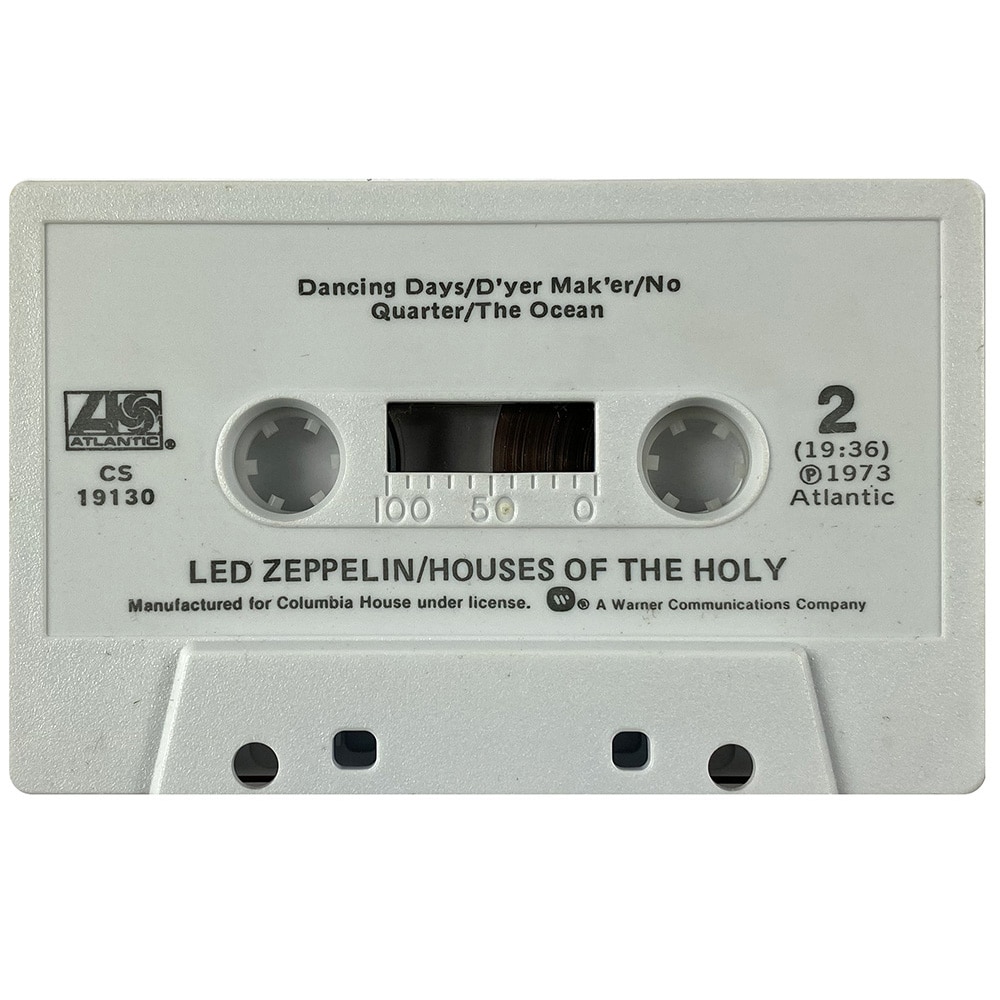 Cassette <br>Houses of the Holy <br>USA (CS 19130) #3 - Image 4