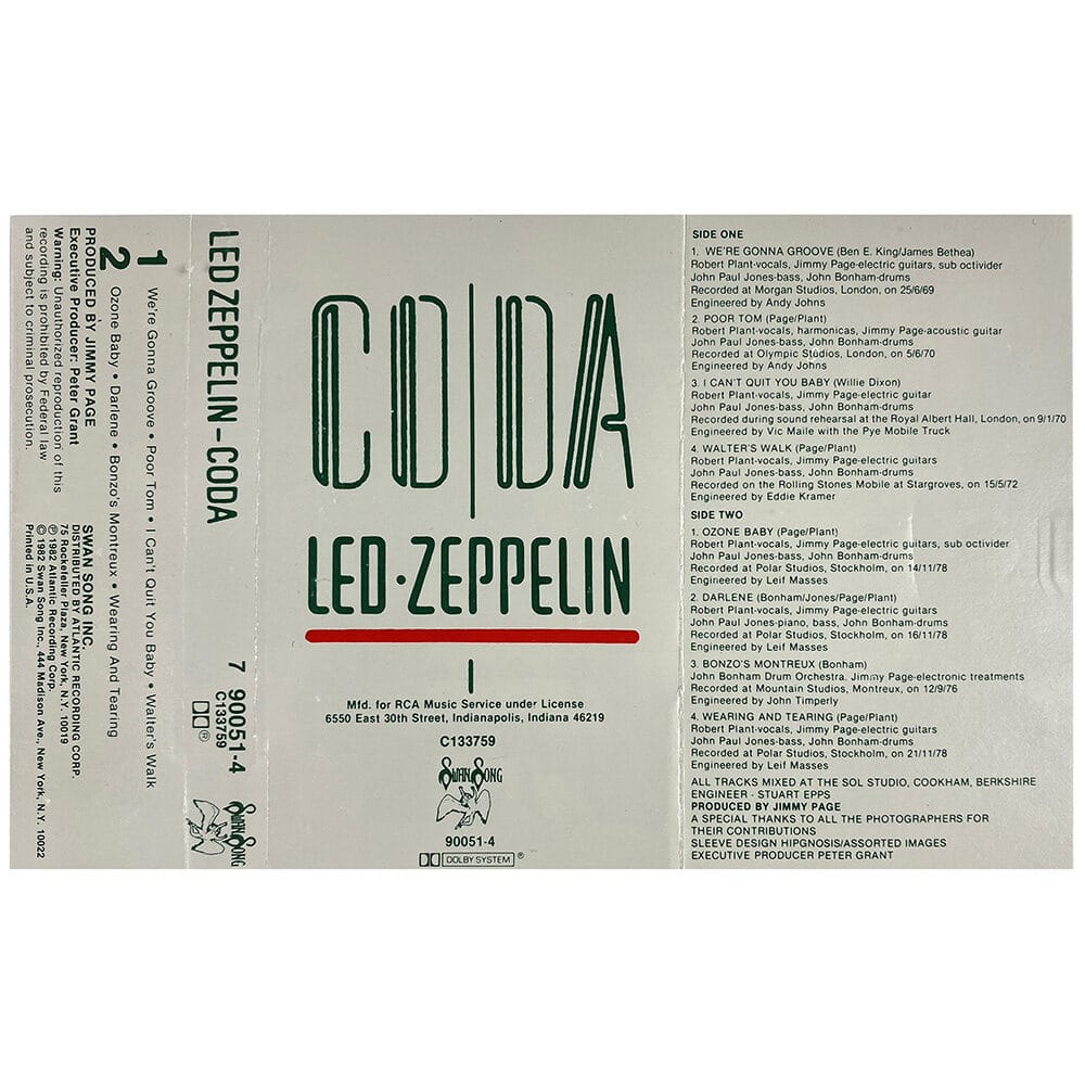 Cassette <br>Coda <br>USA (90051-4) #2 - Image 2