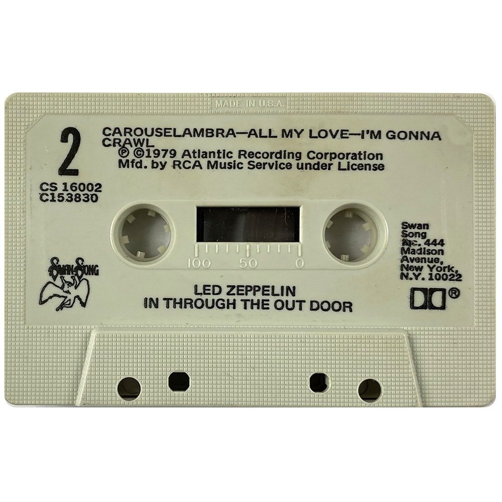 Cassette <br>In Through The Out Door <br>USA (CS 16002) #6 - Image 4