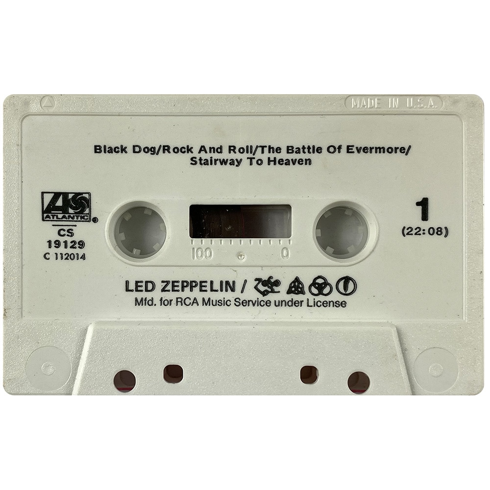 Cassette <br>Led Zeppelin IV <br> USA (CS 19129) #8 - Image 3
