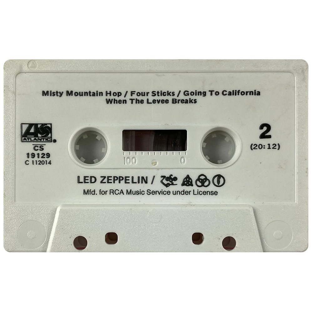 Cassette <br>Led Zeppelin IV <br> USA (CS 19129) #8 - Image 4
