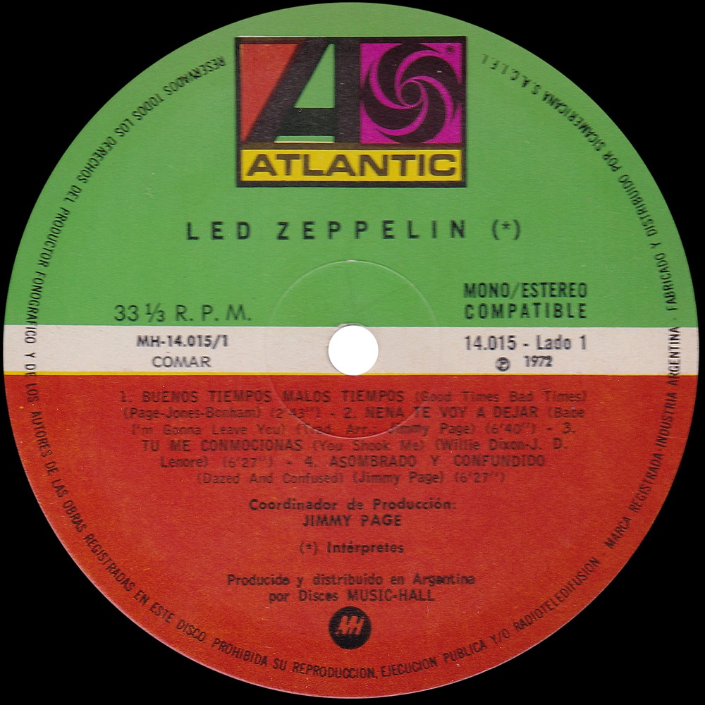 LP <br>Led Zeppelin <br>Argentina (14.015) #3 - Image 3