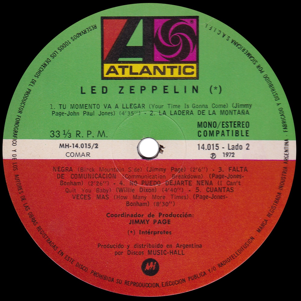LP <br>Led Zeppelin <br>Argentina (14.015) #3 - Image 4