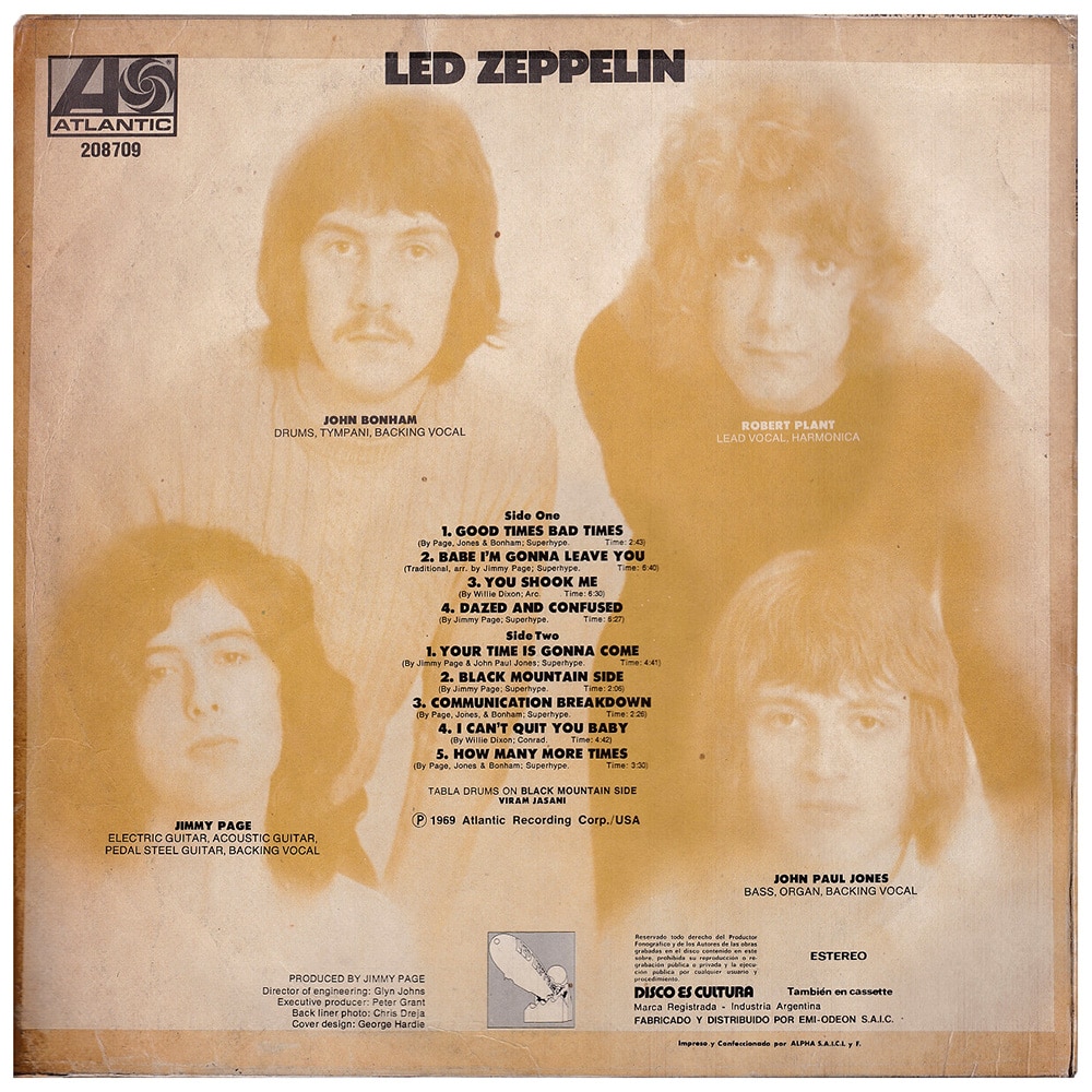 LP <br>Led Zeppelin <br>Argentina (208709) #2 - Image 2