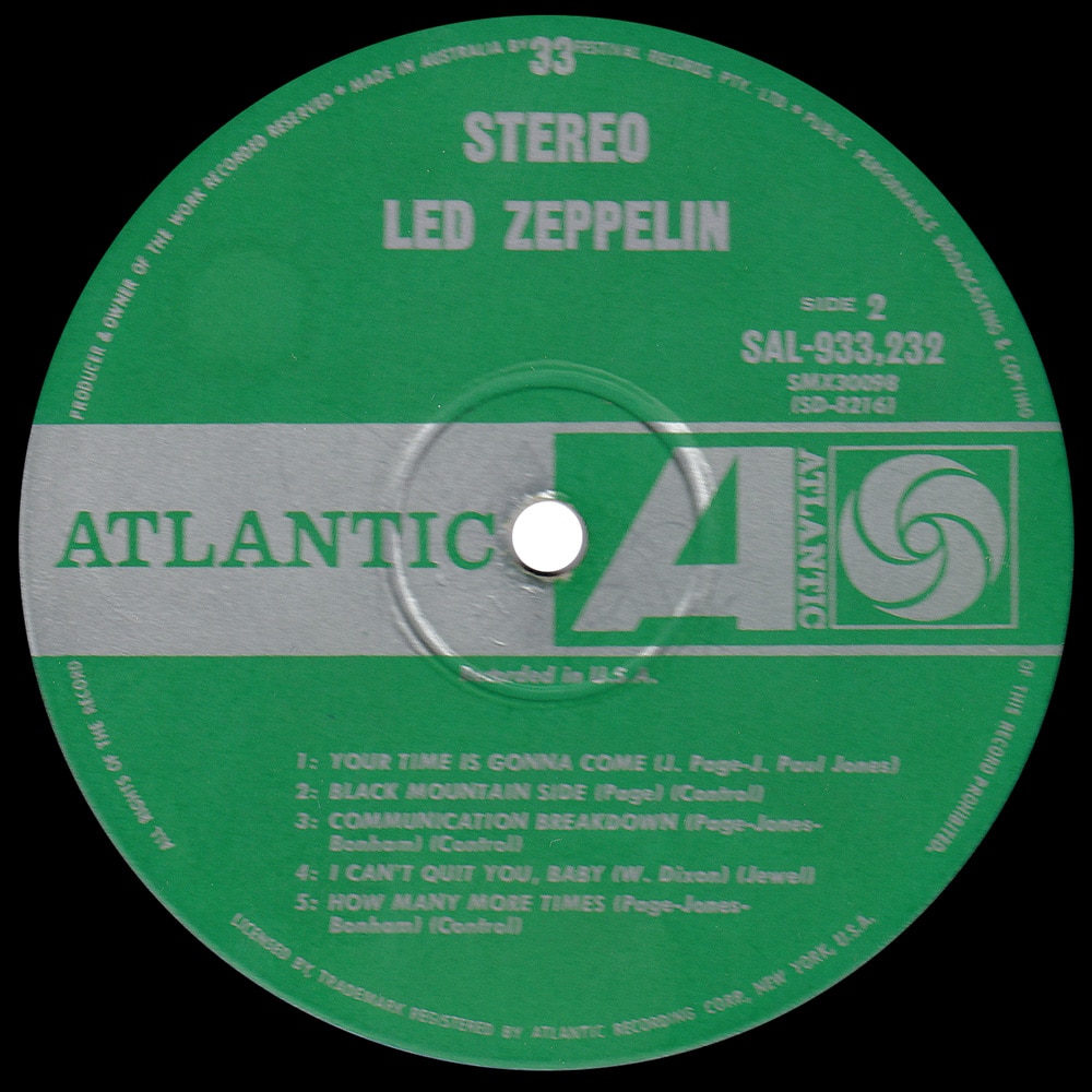 LP <br>Led Zeppelin <br>Australia (SAL-933,232) #4 - Image 4