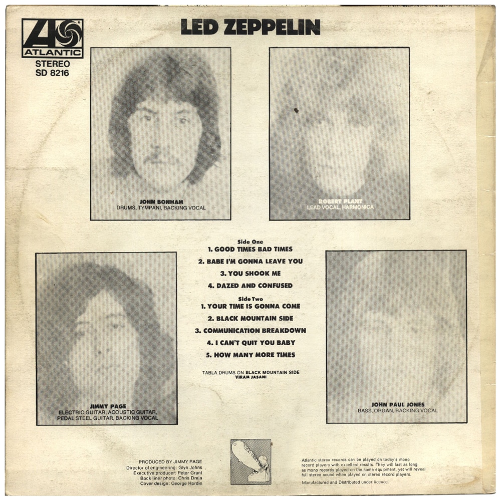 LP <br>Led Zeppelin <br>Australia (SD 8216) #4 - Image 2