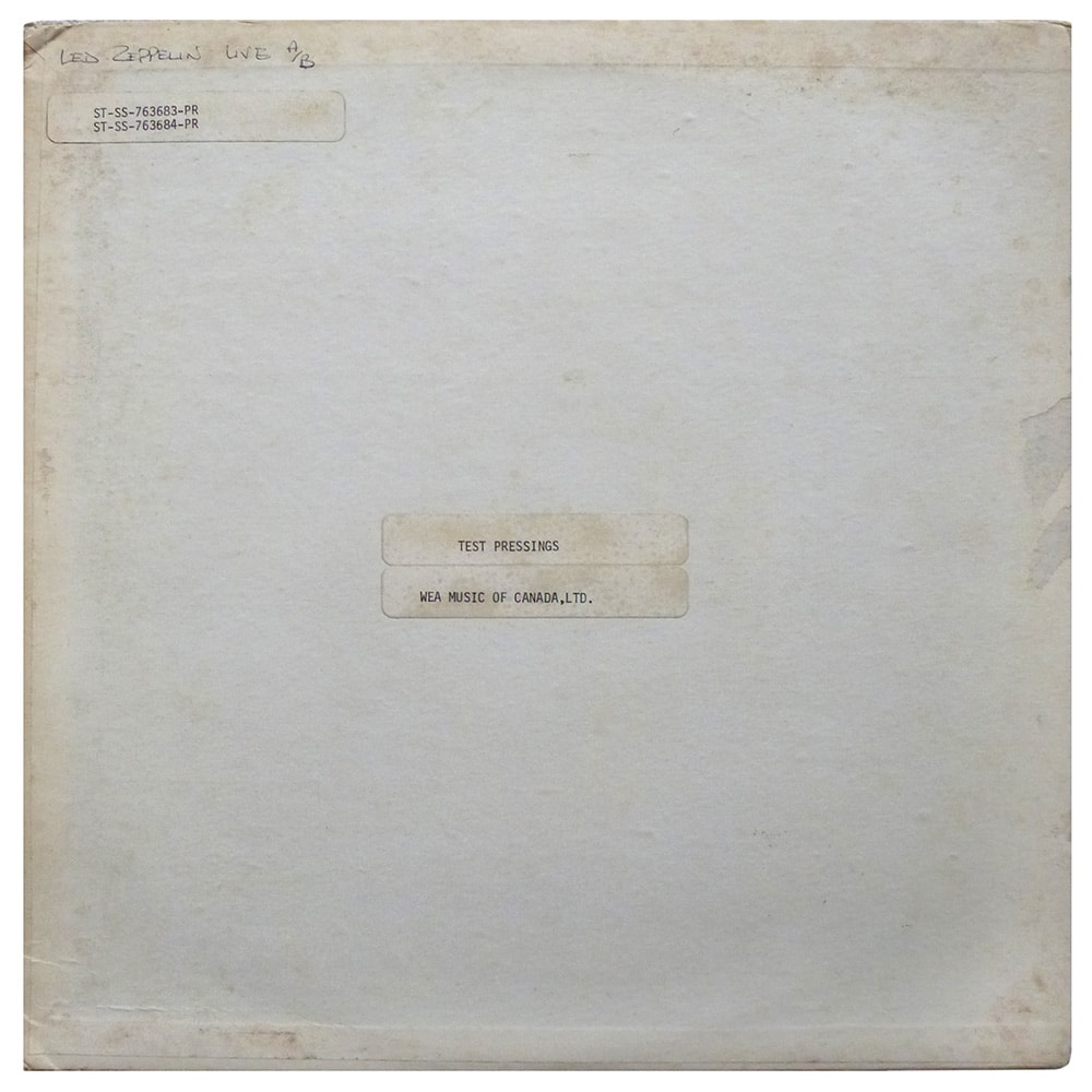 LP <br>TSRTS <br>Canada (SS 2-201) Test Pressing