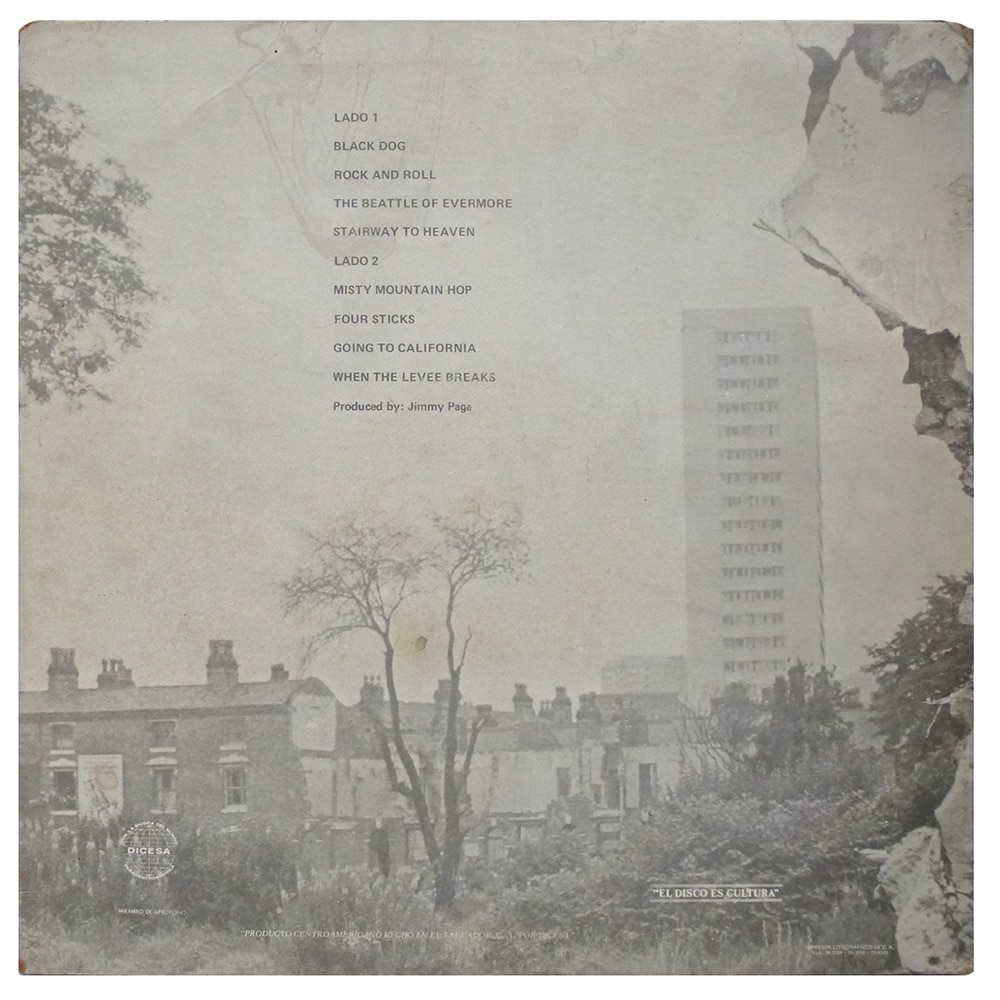 LP <br>Led Zeppelin IV <br>El Salvador, Colored Vinyl (CA-1168) - Image 2