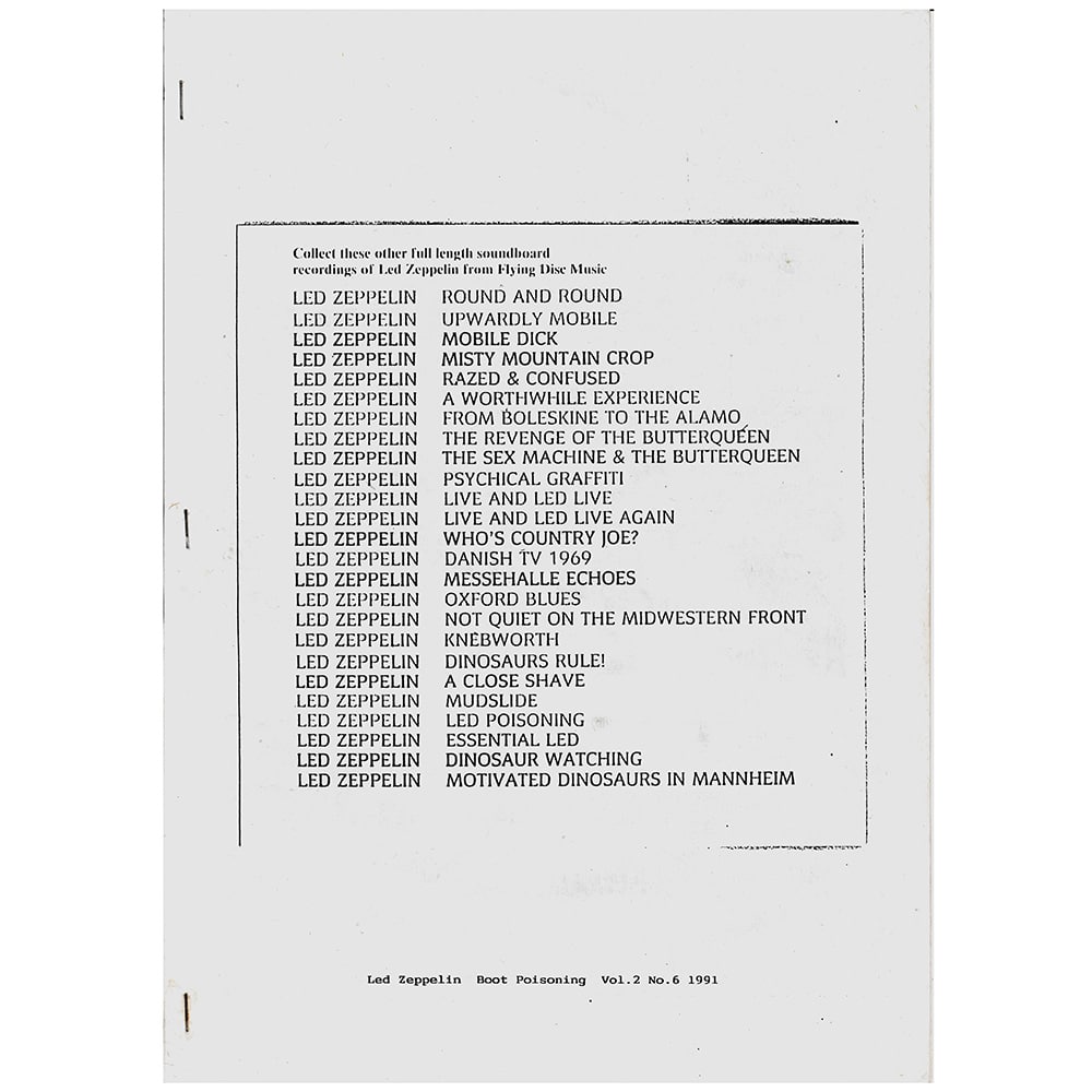 Fanzine <br>Boot Poisoning (#011)
