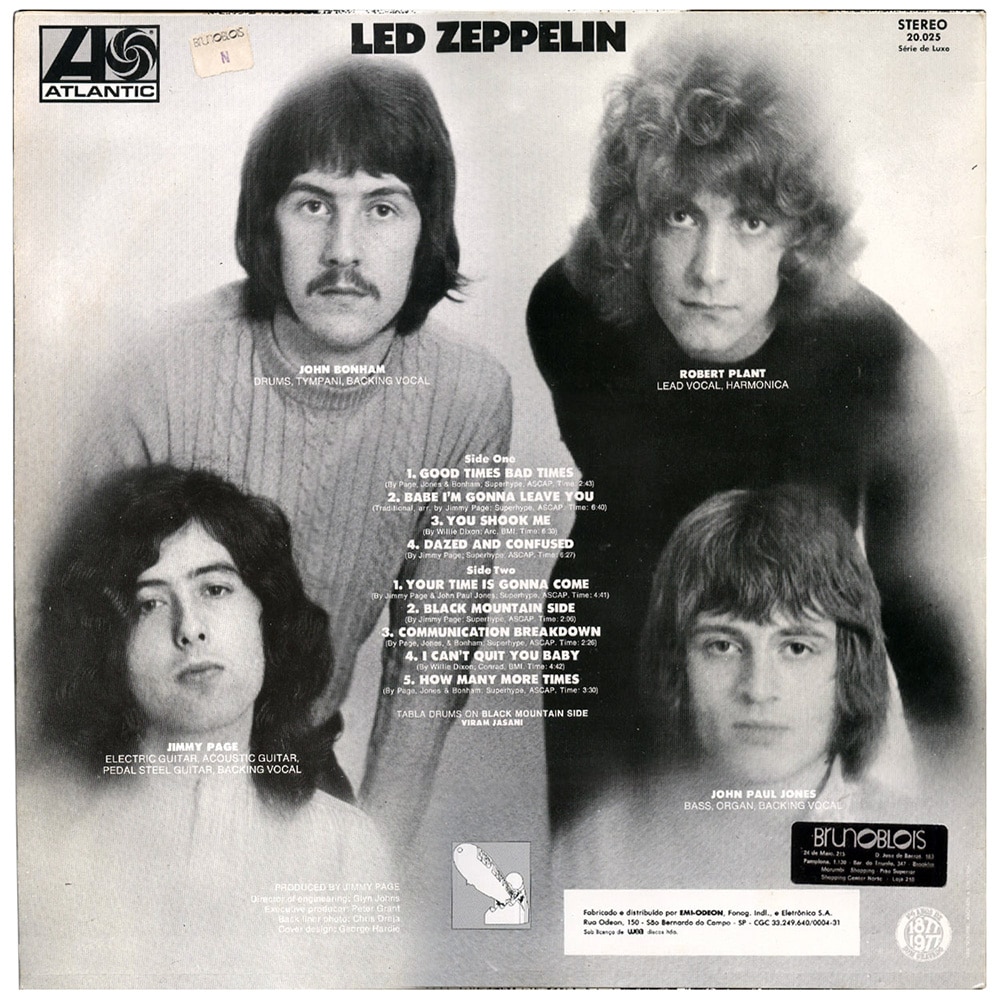 LP <br>Led Zeppelin <br>Brazil (20.025) #4 - Image 2