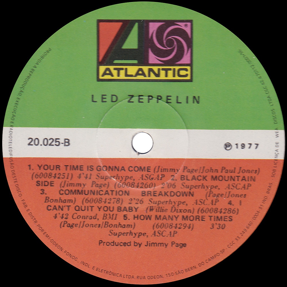 LP <br>Led Zeppelin <br>Brazil (20.025) #4 - Image 4