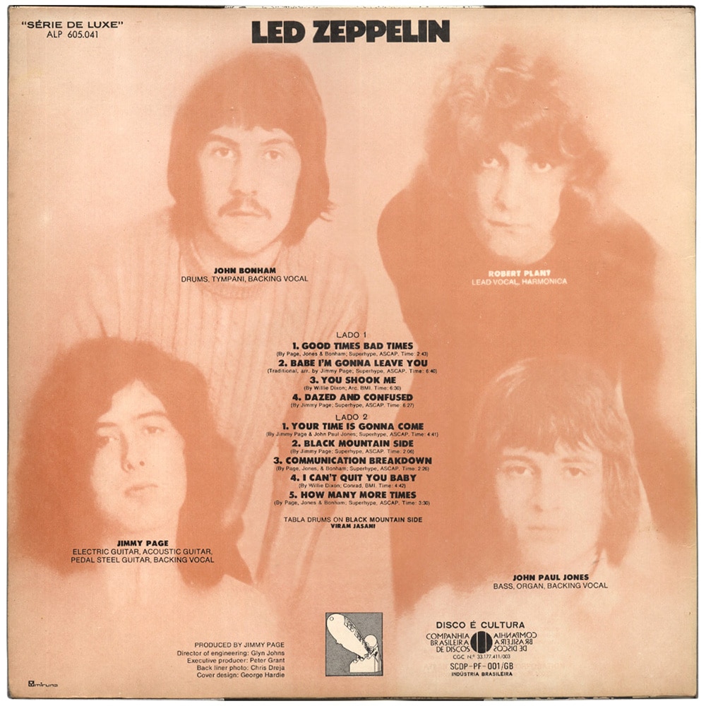 LP <br>Led Zeppelin <br>Brazil (ALP 605.041) #2 - Image 2