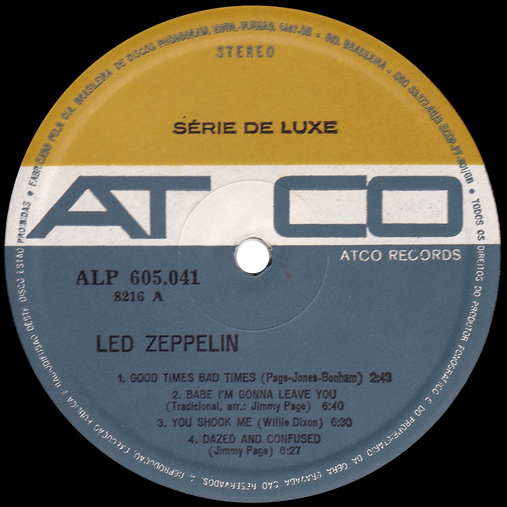 LP <br>Led Zeppelin <br>Brazil (ALP 605.041) #2 - Image 3