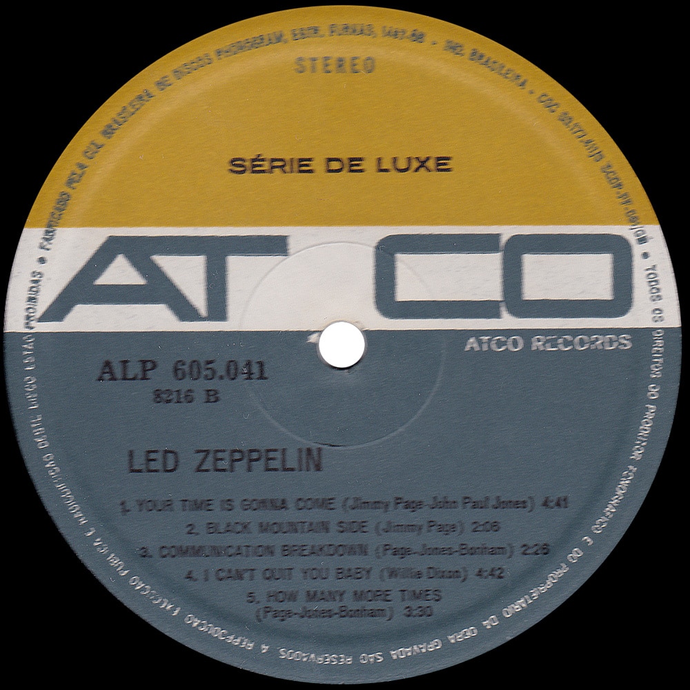 LP <br>Led Zeppelin <br>Brazil (ALP 605.041) #2 - Image 4