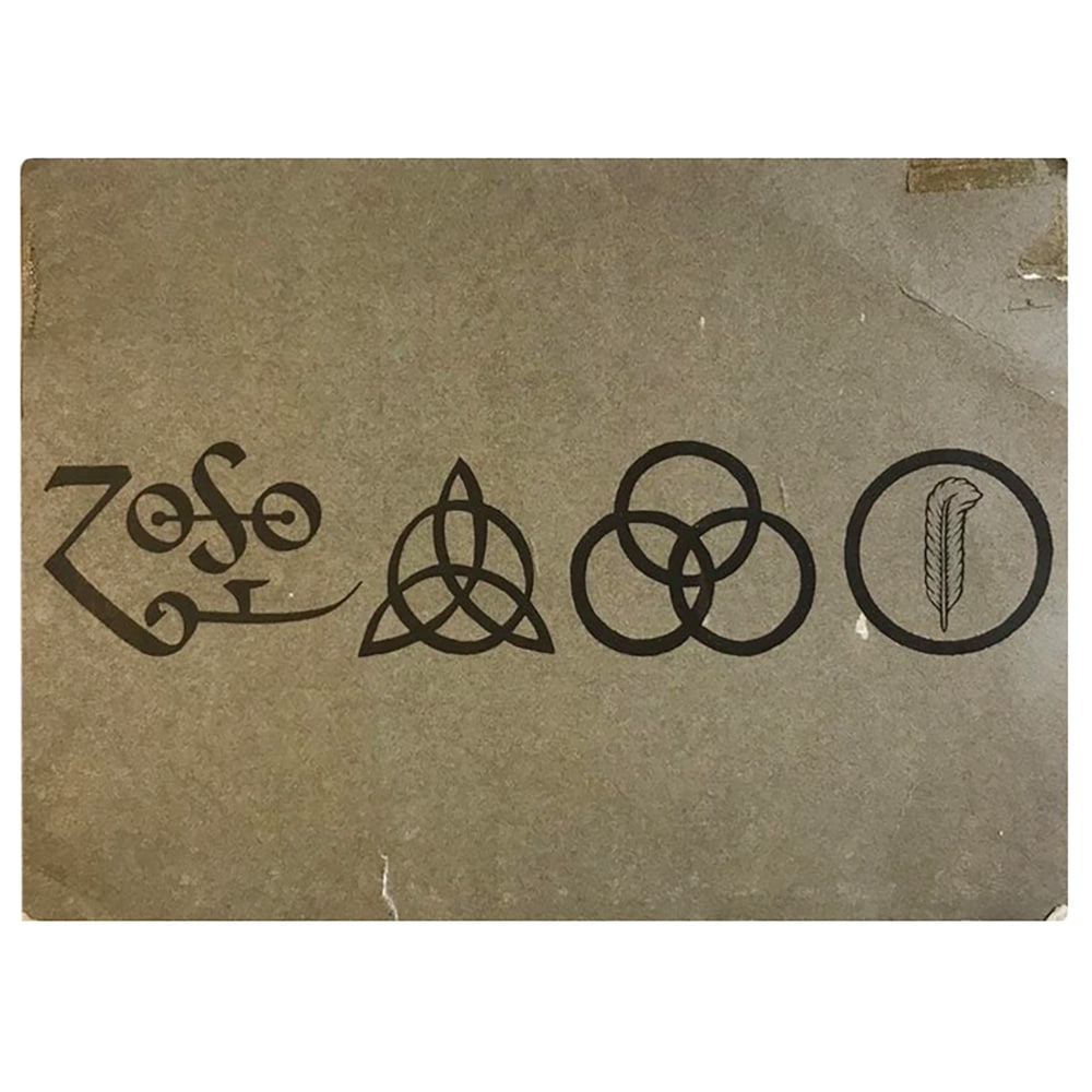 Led Zeppelin IV (1971) <br>Postcard (UK)
