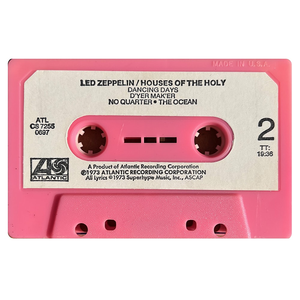 Cassette <br>Houses of the Holy <br>USA (CS-7255) #2 - Image 4