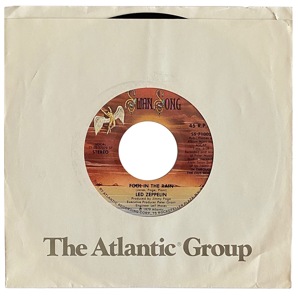 Single <br>USA (SS-71003) <br>Fool In The Rain / Hot Dog (#2)