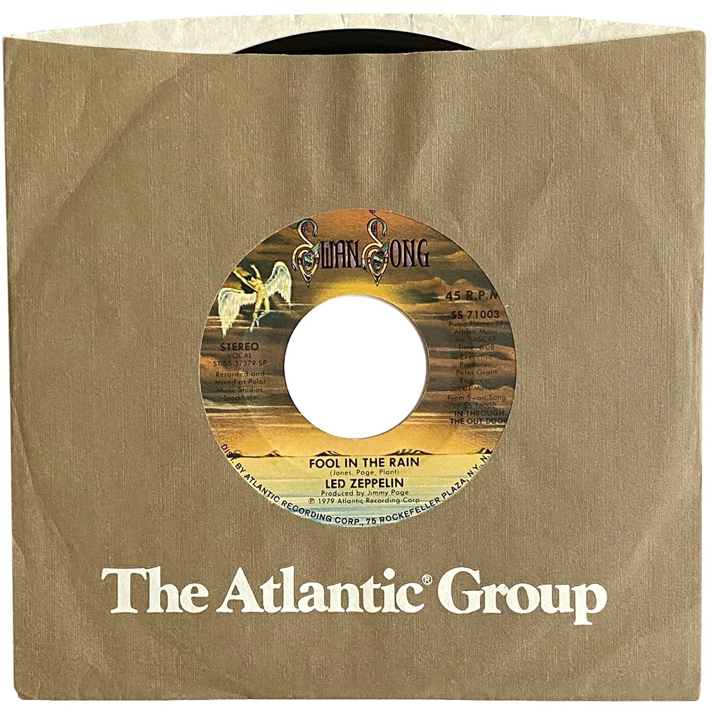 Single <br>USA (SS-71003) <br>Fool In The Rain / Hot Dog (#3)