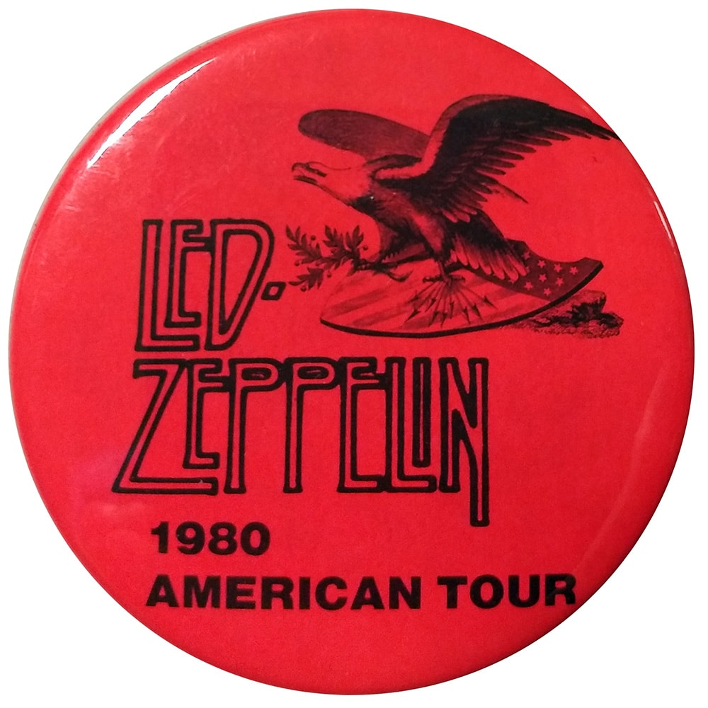 Concert Rarity <br>1980 <br>American Tour, Pin