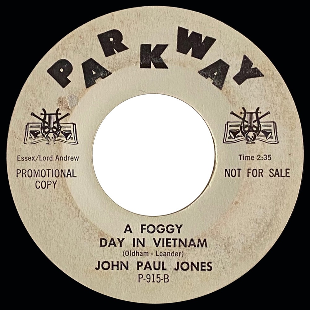 Pre-Zep Single <br>John Paul Jones <br>USA (P-915) <br>Baja / A Foggy Day In Vietnam (Promo #2) - Image 3
