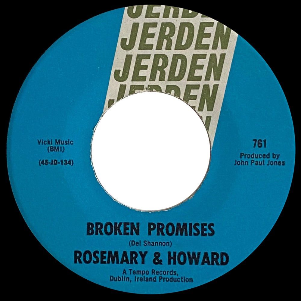Pre-Zep Single <br>John Paul Jones <br>USA (761) <br>Sound City / Broken Promise - Image 2