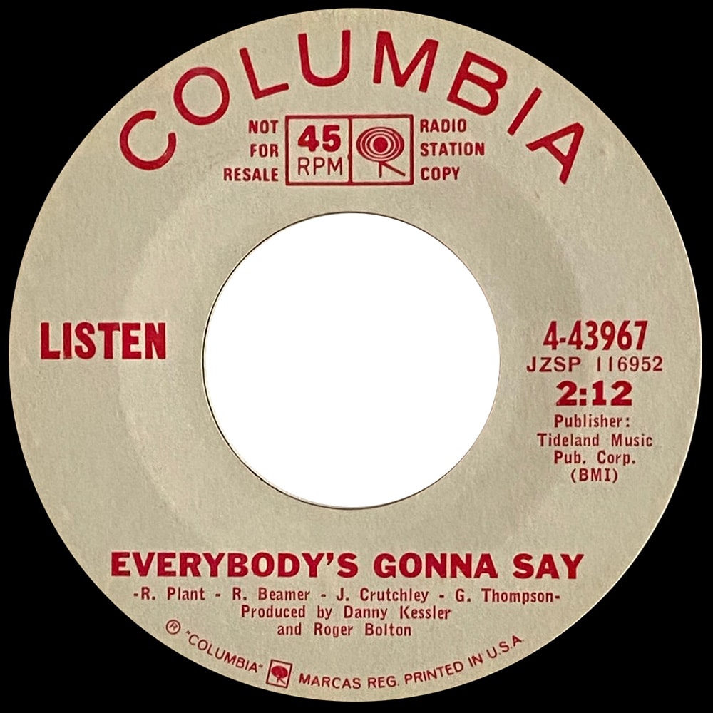 Pre-Zep Single <br>Robert Plant <br>USA (4-43967) <br>You Better Run / Everybody's Gonna Say (Promo) - Image 3