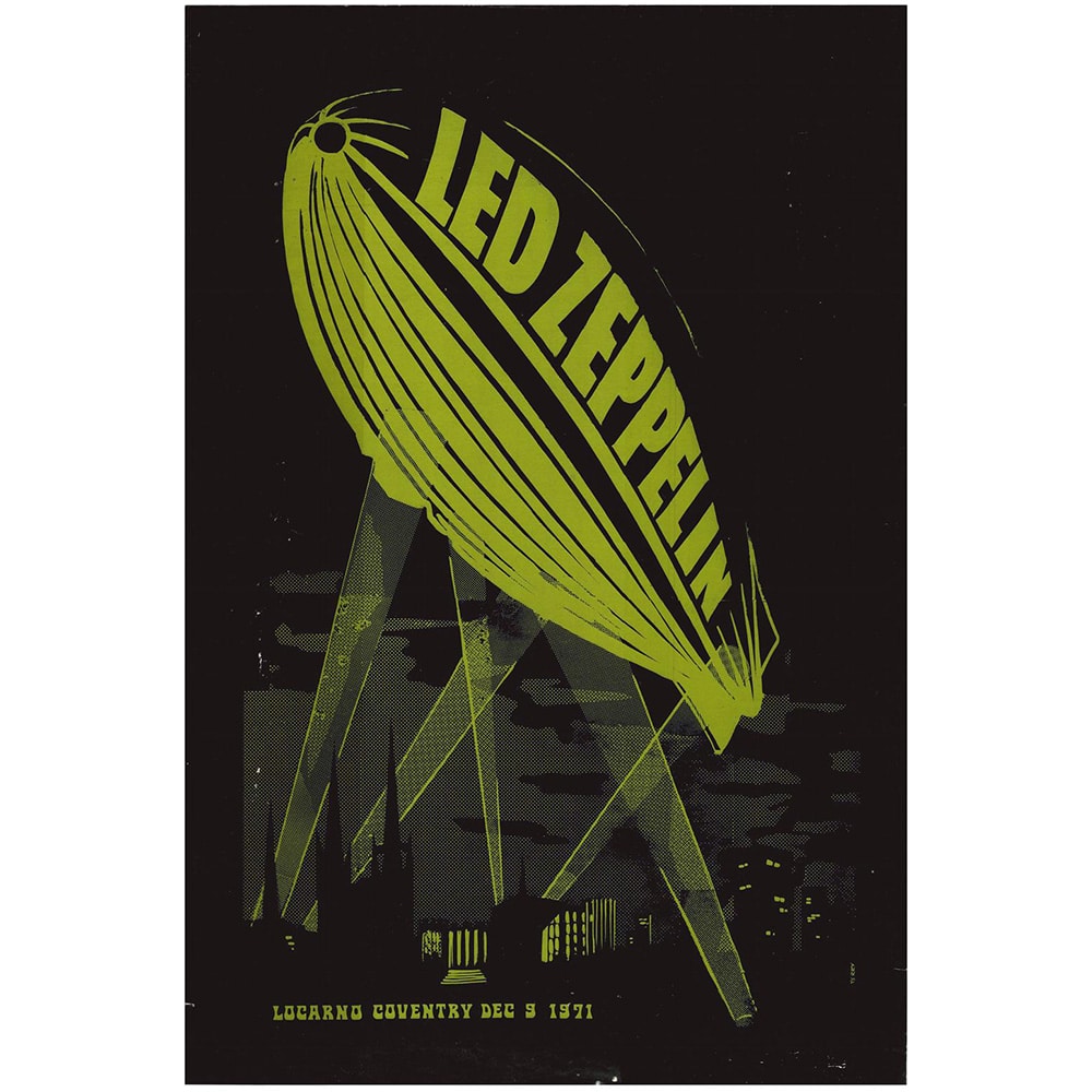 Concert Advertisement <br>1971.12.09 <br>Coventry, UK (Poster) #2