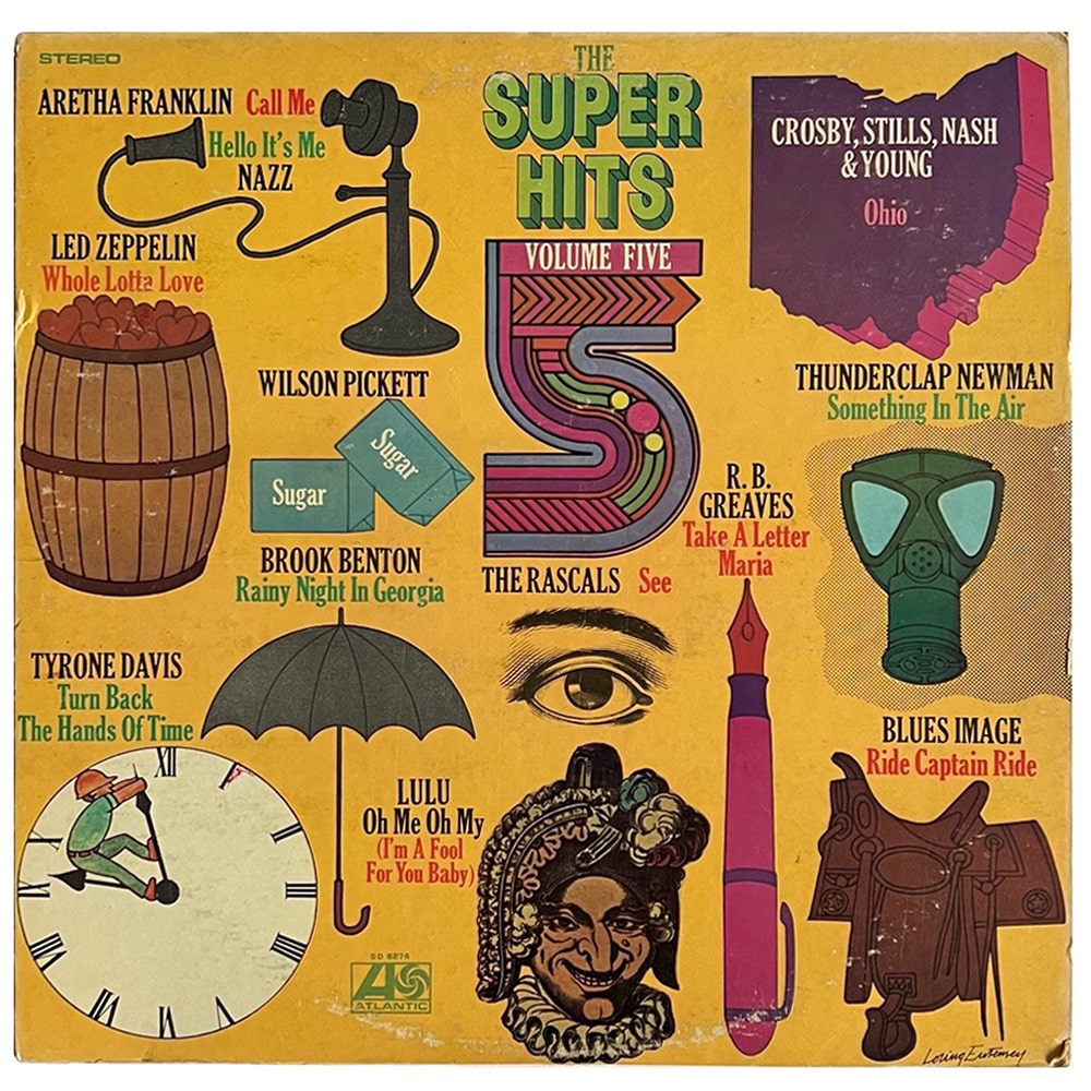 LP <br>The Super Hits Volume 5 <br>Whole Lotta Love <br>USA (SD 8274) #2