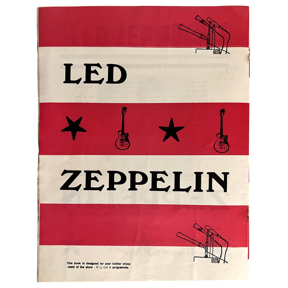 Program <br>1969-1970 <br>UK Tour
